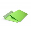 Зелёный конверт С6 (114x162), лента, цветная бумага 120 гр