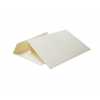 Кремовый конверт С6 (114x162), лента, цветная бумага 120 гр