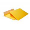 Жёлтый конверт С65 (114х229), лента, цветная бумага 120 гр