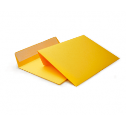 Цветные конверты С4 (229х324), жёлтые