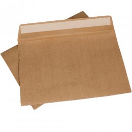Крафт конверт С4 229*324, коричневая бумага 90 гр, лента