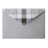 Дизайнерский конверт C6 (114х162), серый, декстрин, треугольный клапан